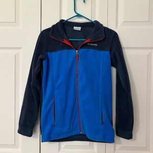 💙 Columbia Two-Tone Fleece Jacket | Size L